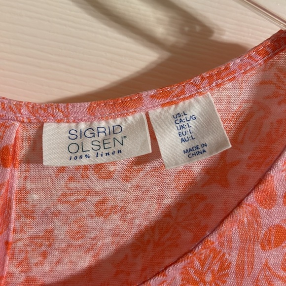 Sigrid Olsen top, size large - Picture 2 of 4